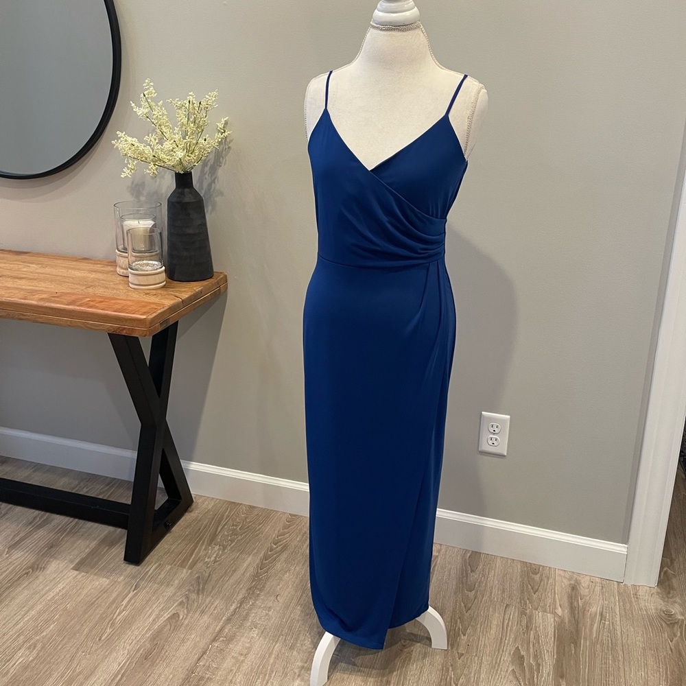 Blue Spaghetti Strap Dress